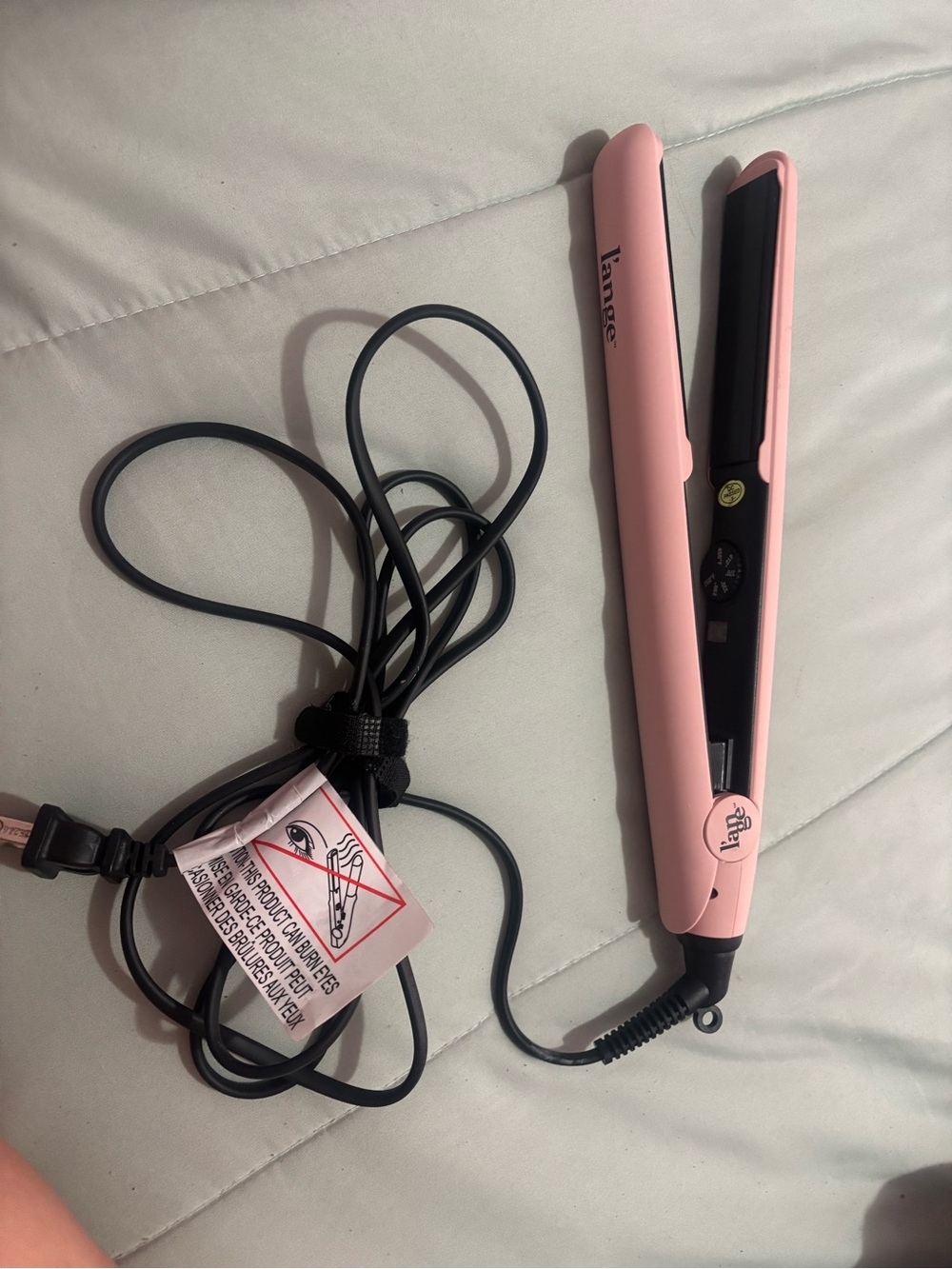 Light Pink Flat Iron Hair Straightener - L’ange